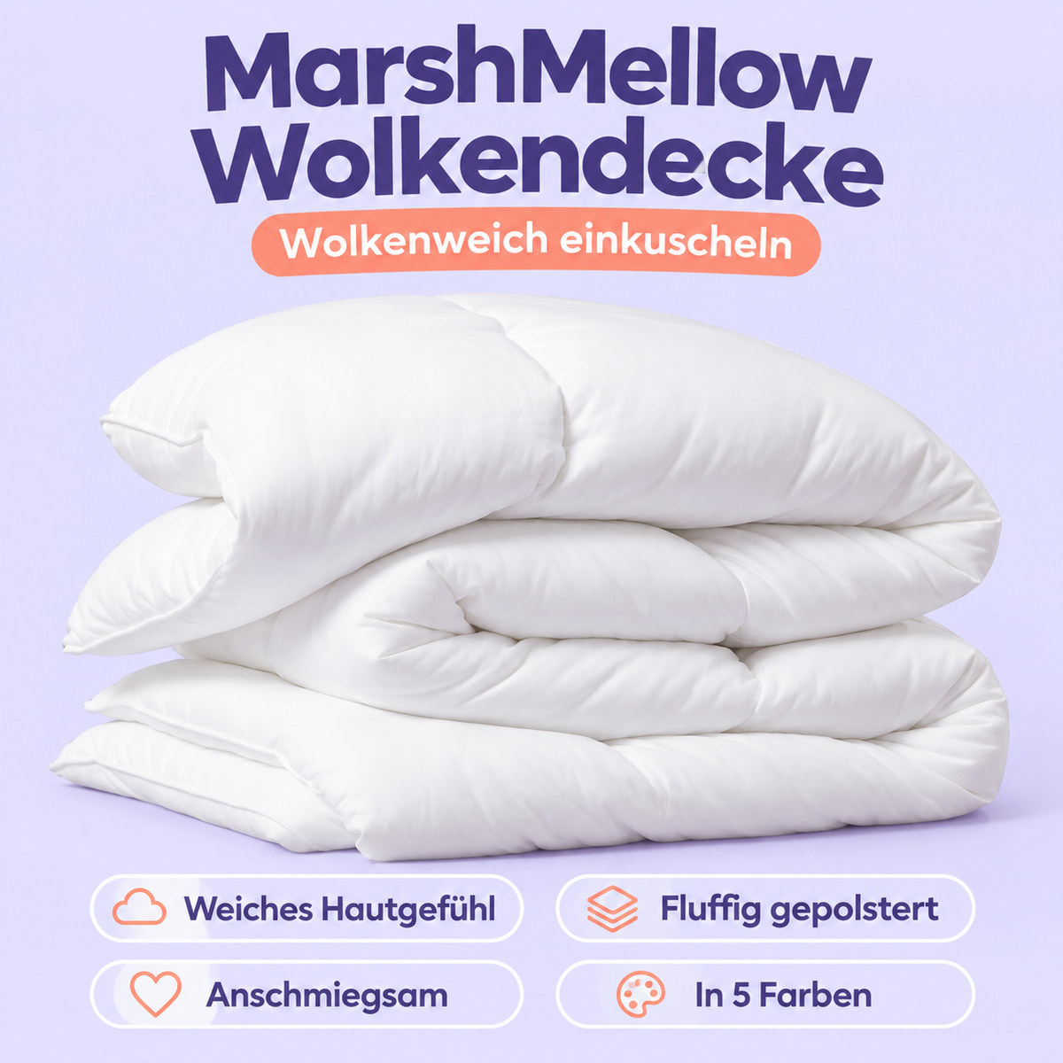 MarshMellow Wolkendecke Wolkenweich – nie wieder platte Decke.