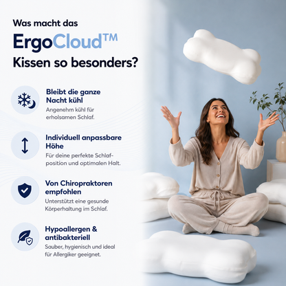 ErgoCloud™ Almohada Tensiones Cervicales - simplemente sueña despierto